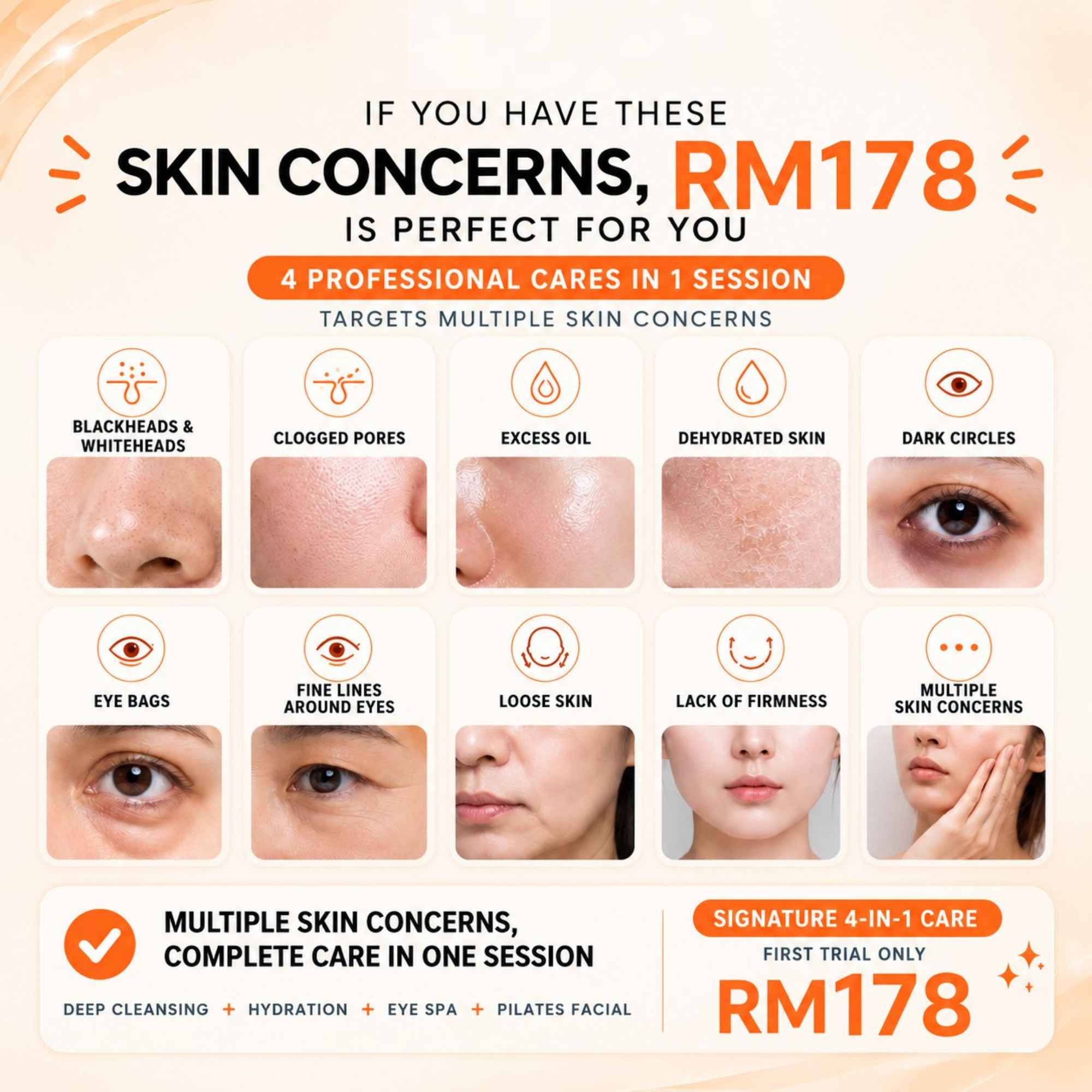 RM178 skin concerns